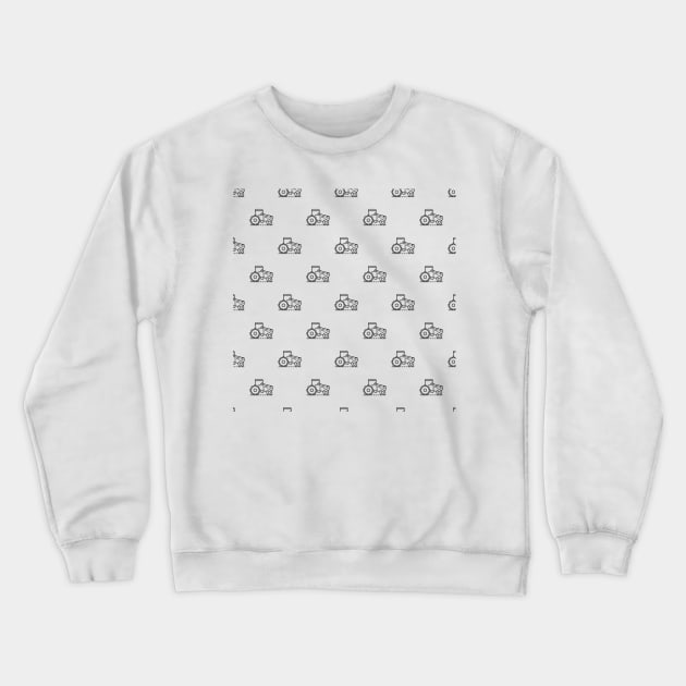 Tractor  pattern Crewneck Sweatshirt by sheelashop